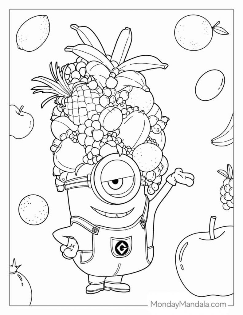 desenhos de personagens minions