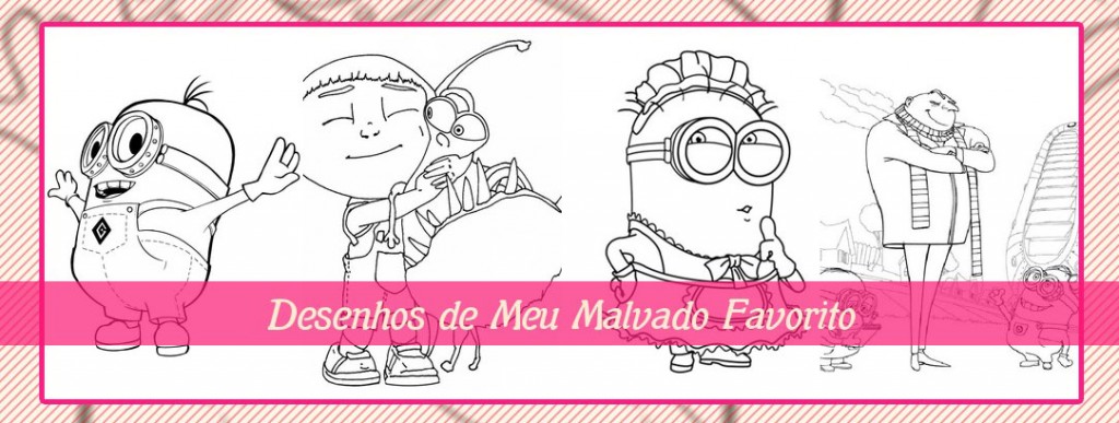 minions para imprimir e pintar