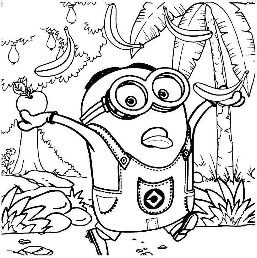 minions para colorir e imprimir