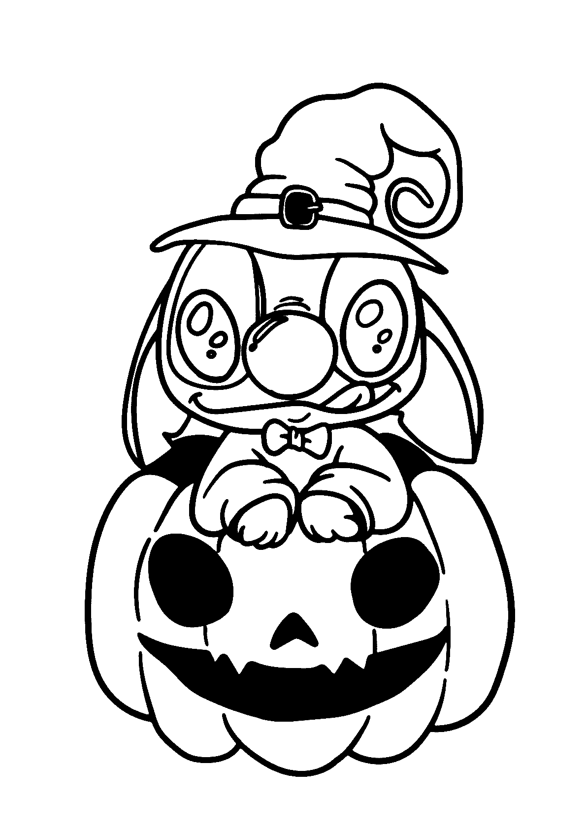 desenho do stitch com angel