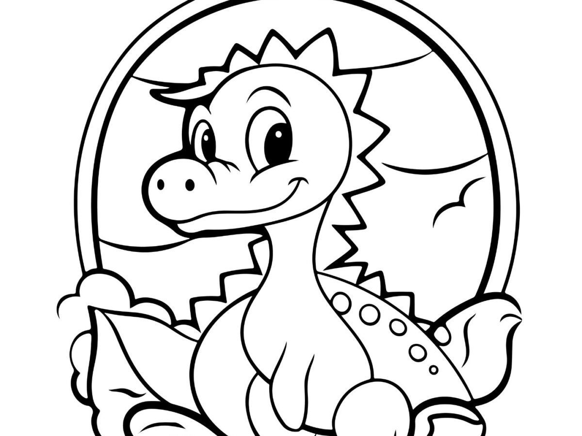 desenhos de dinossauros realistas para colorir
