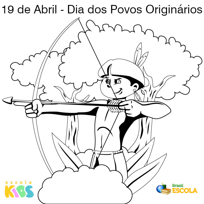 ilustração de povos indígenas