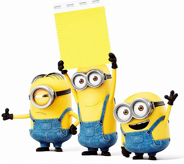 desenho minions colorido