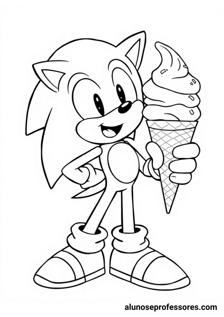 sonic the hedgehog coloring pages
