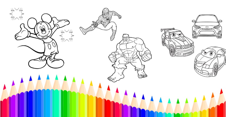 desenhos de robôs para pintar