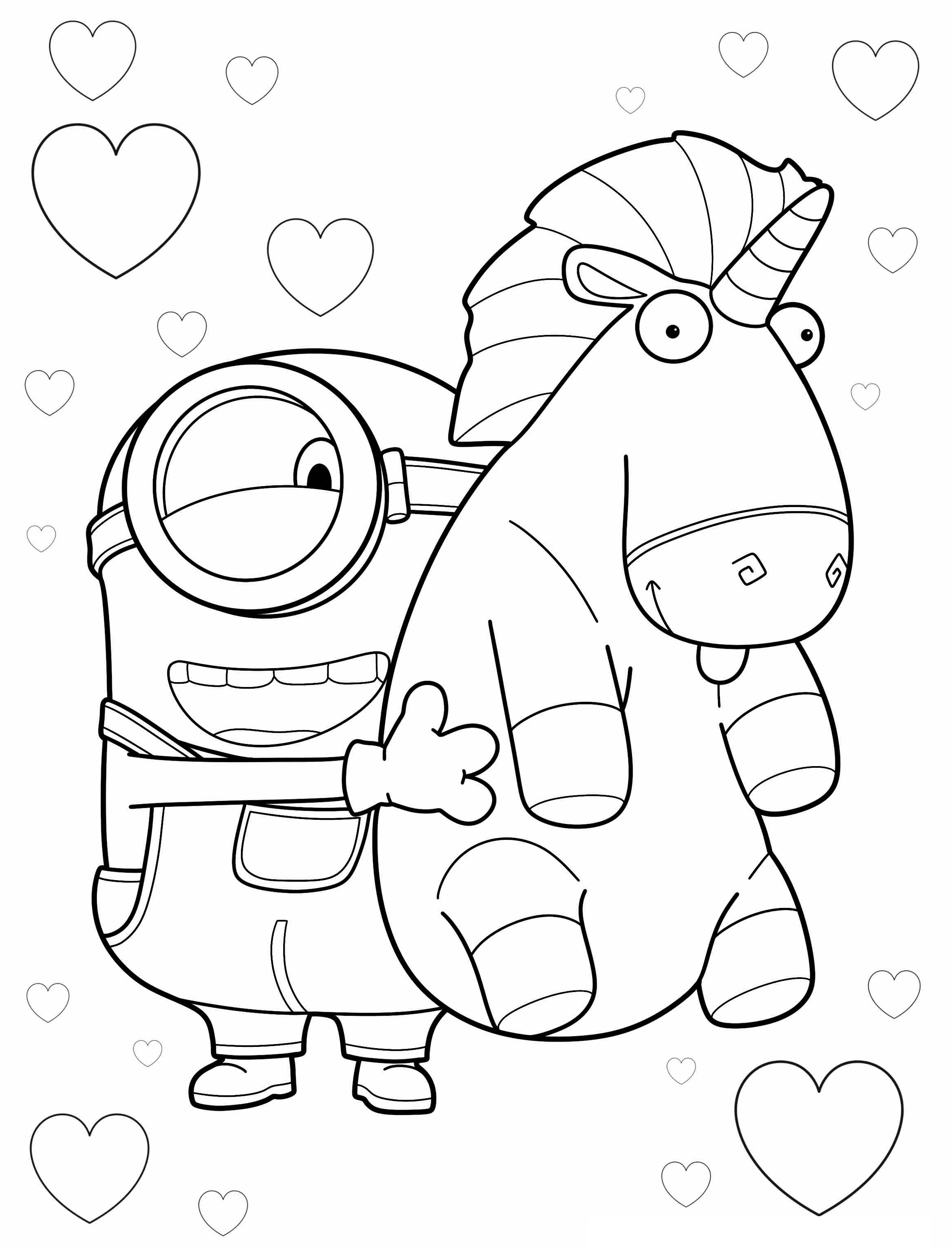 desenhos dos minions para pintar
