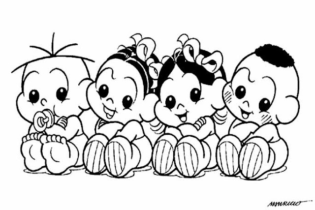 desenhos da Magali para colorir