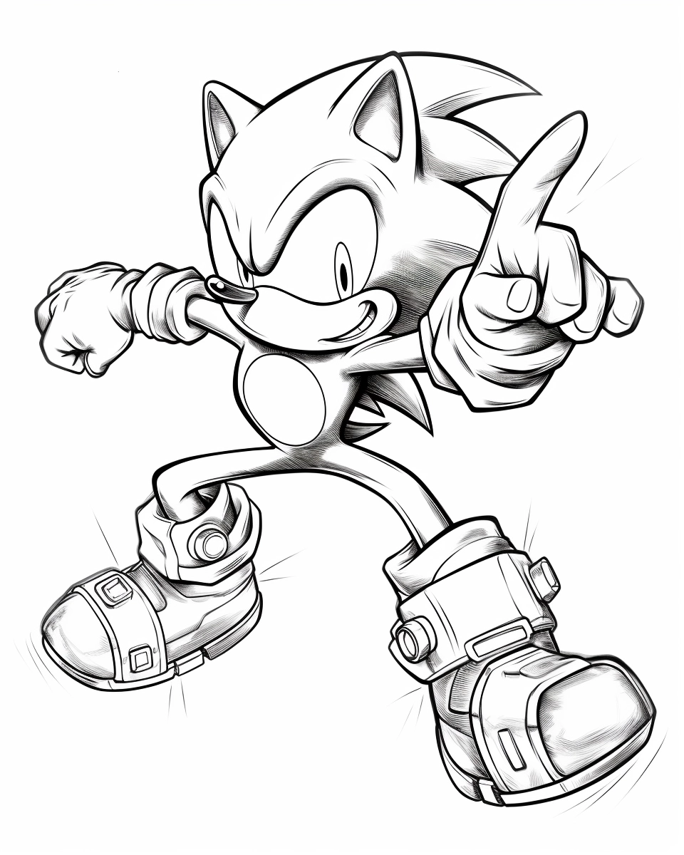 atividade infantil sonic
