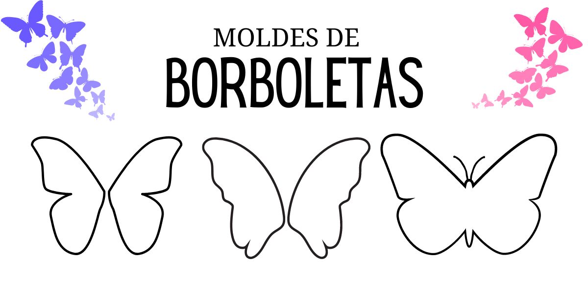 desenhos de borboletas para festa infantil