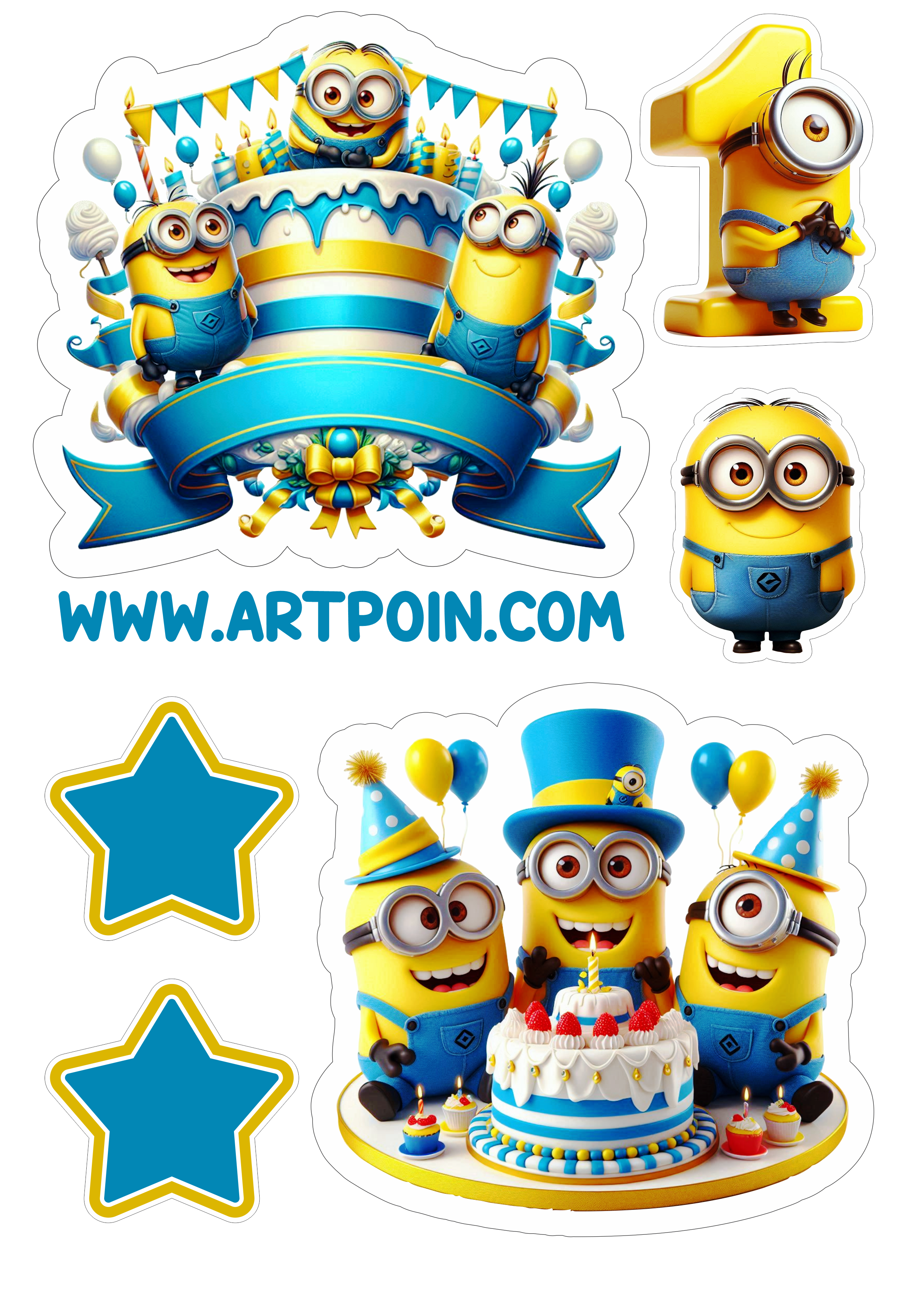 desenhos minions para colorir