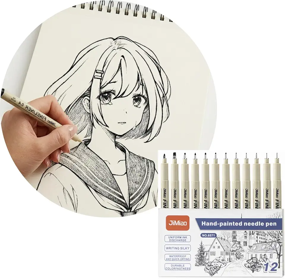 ilustração com tinta nanquim