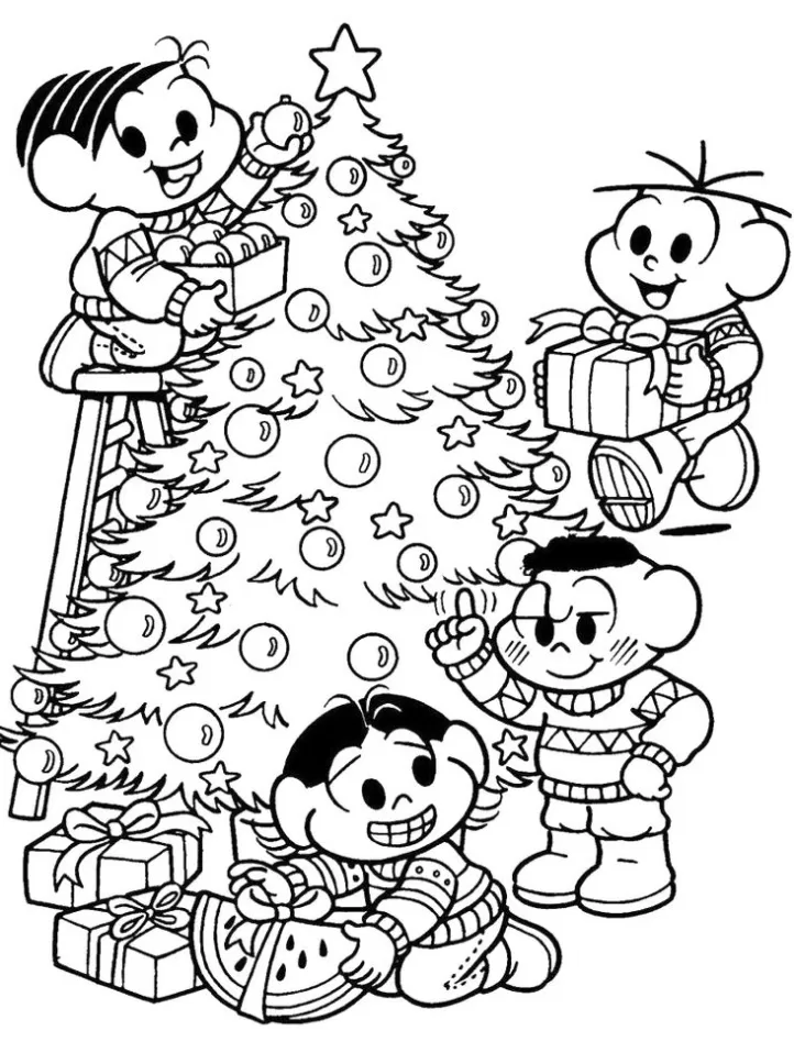 desenhos turma da monica para imprimir