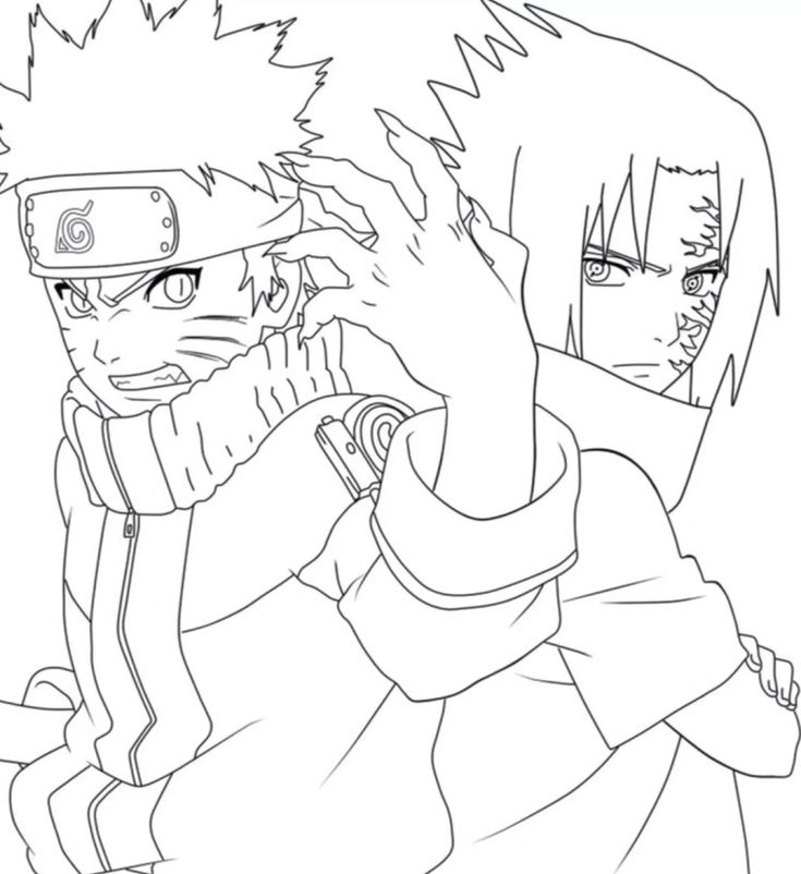 fan art naruto para imprimir