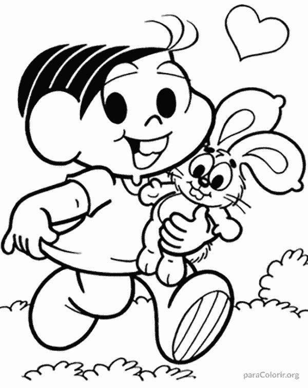 desenhos da mônica para pintar