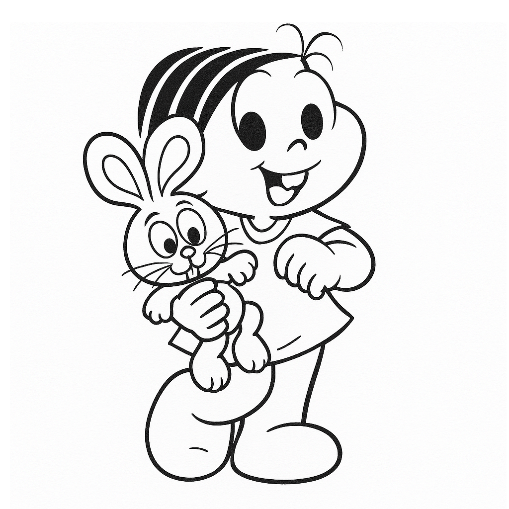 personagens da mônica para desenhar e pintar