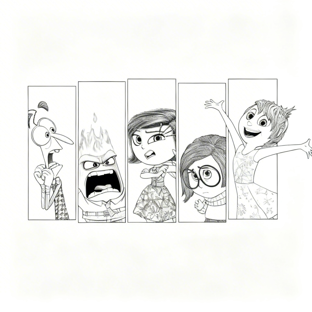 folhas para colorir personagens pixar