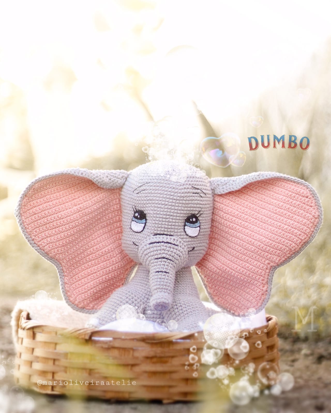 Dumbo de crochê