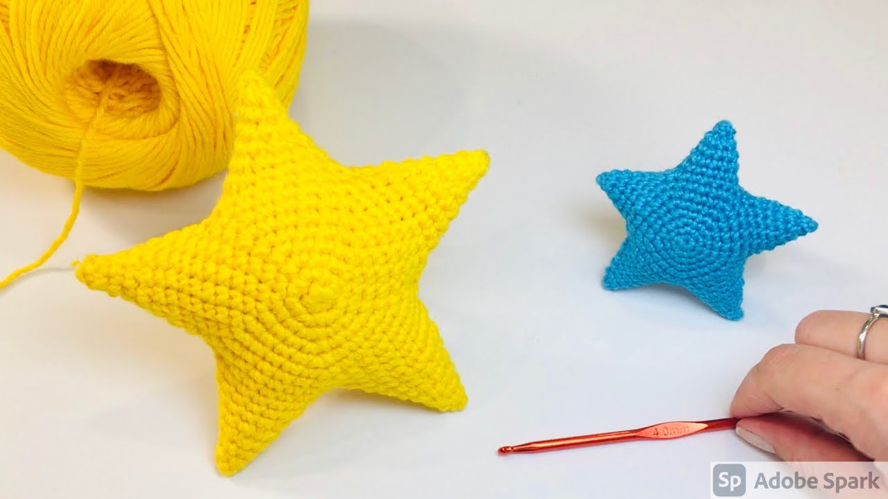Estrela amigurumi