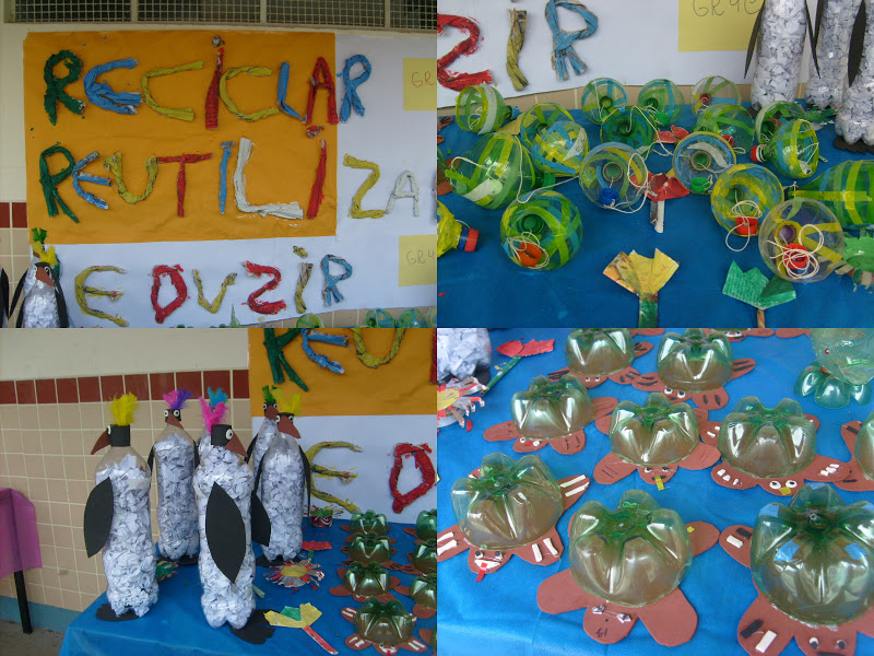 projetos de feira de ciências com materiais reciclados
