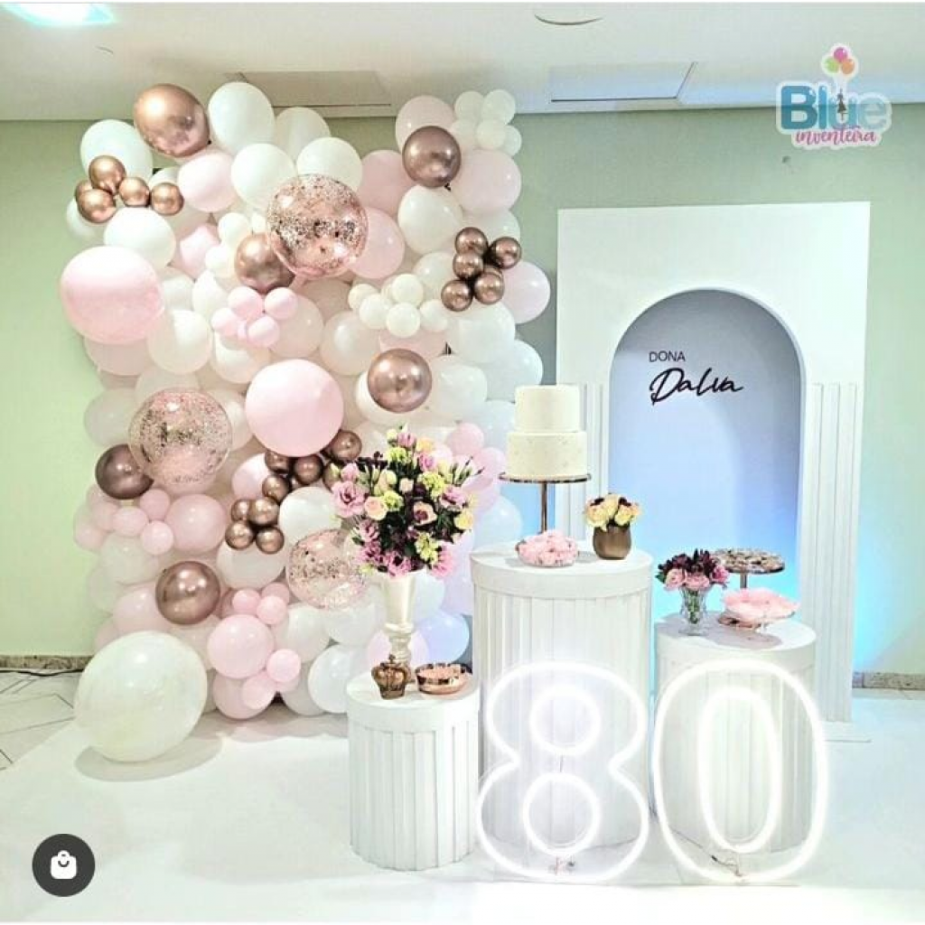decoração festa anos 80