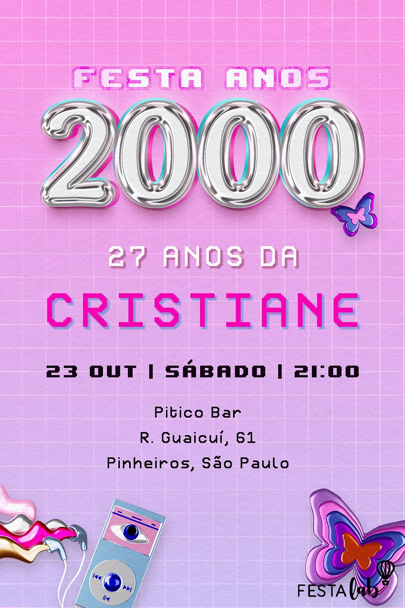 Anos 2000 festa temática