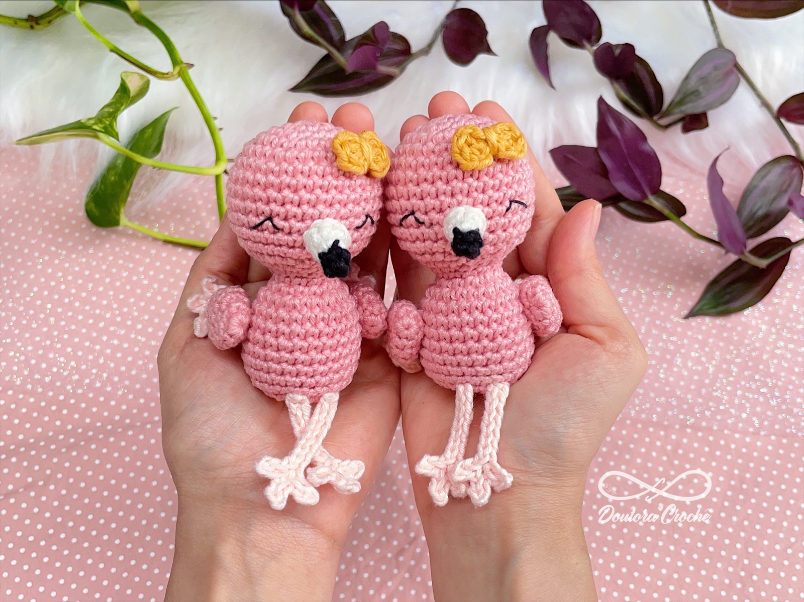 amigurumi flamingo passo a passo