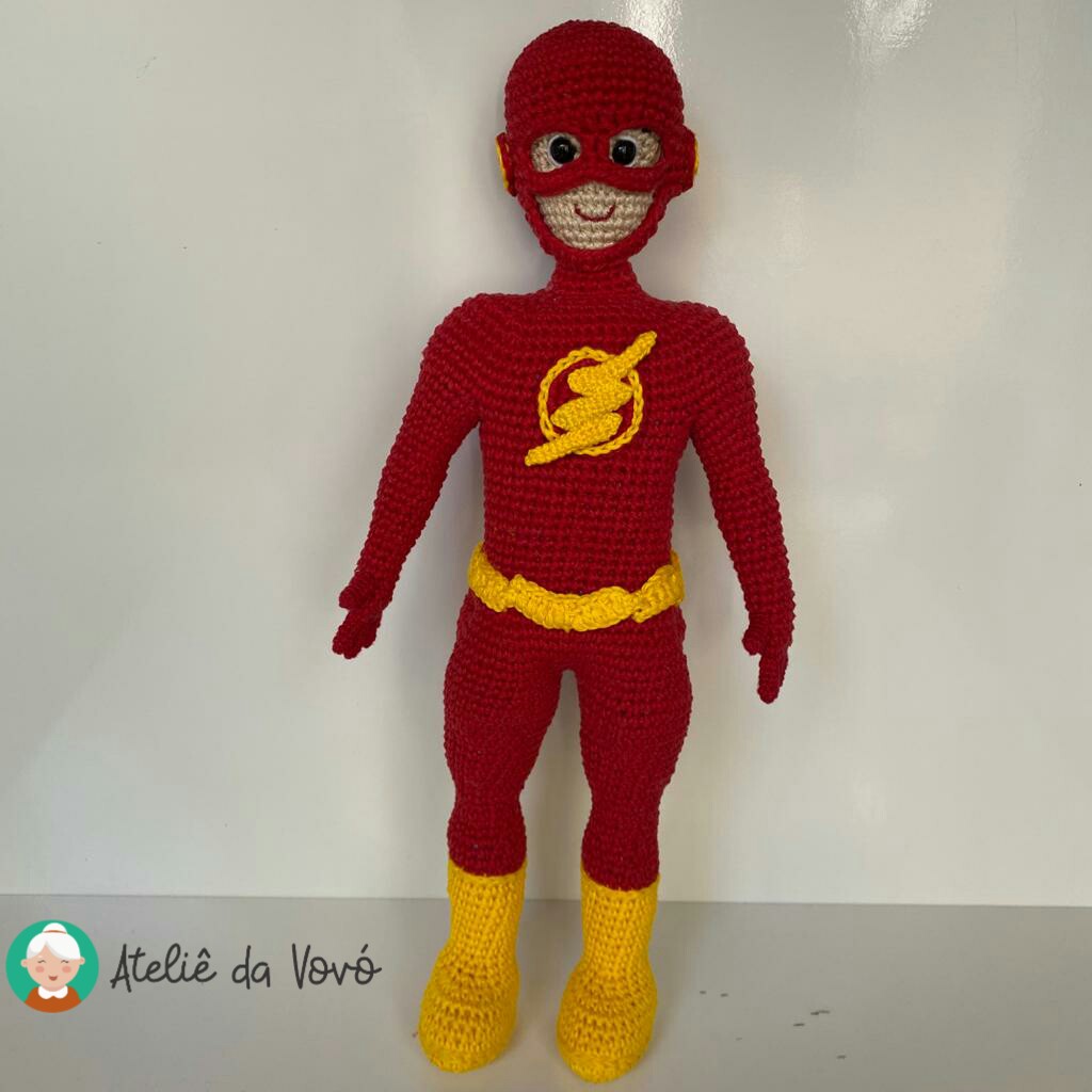 Padrão de crochê do Flash