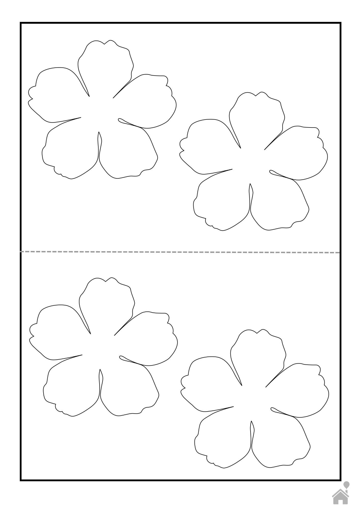 moldes de flores para feltro grátis