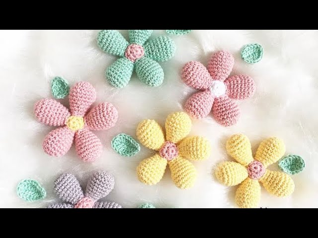 Flores amigurumi