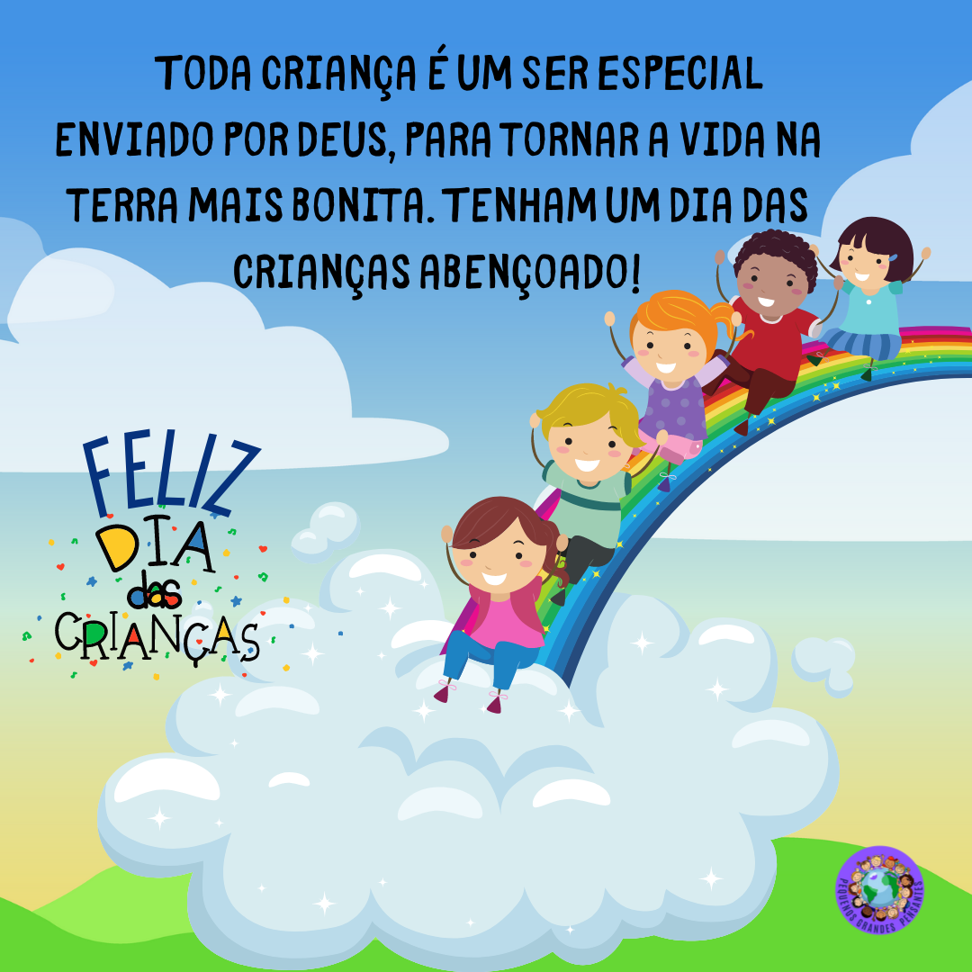 cartões dia das crianças para imprimir