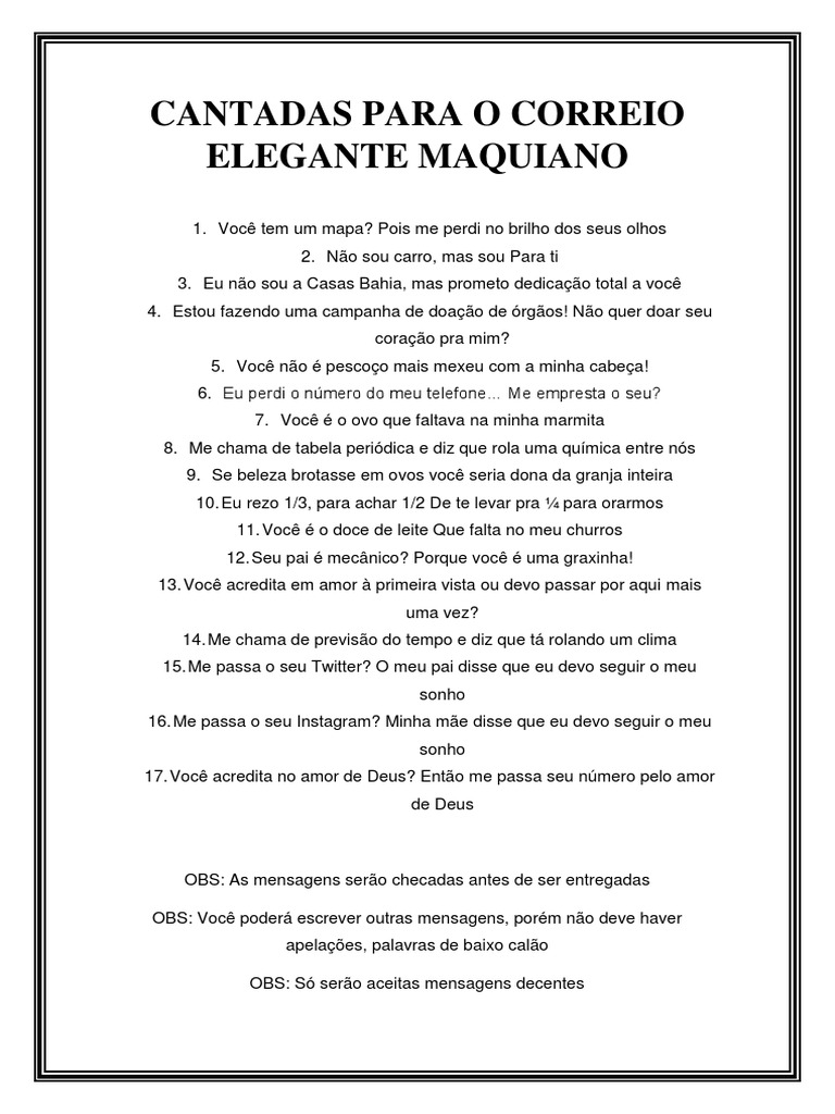 piadas para correio elegante