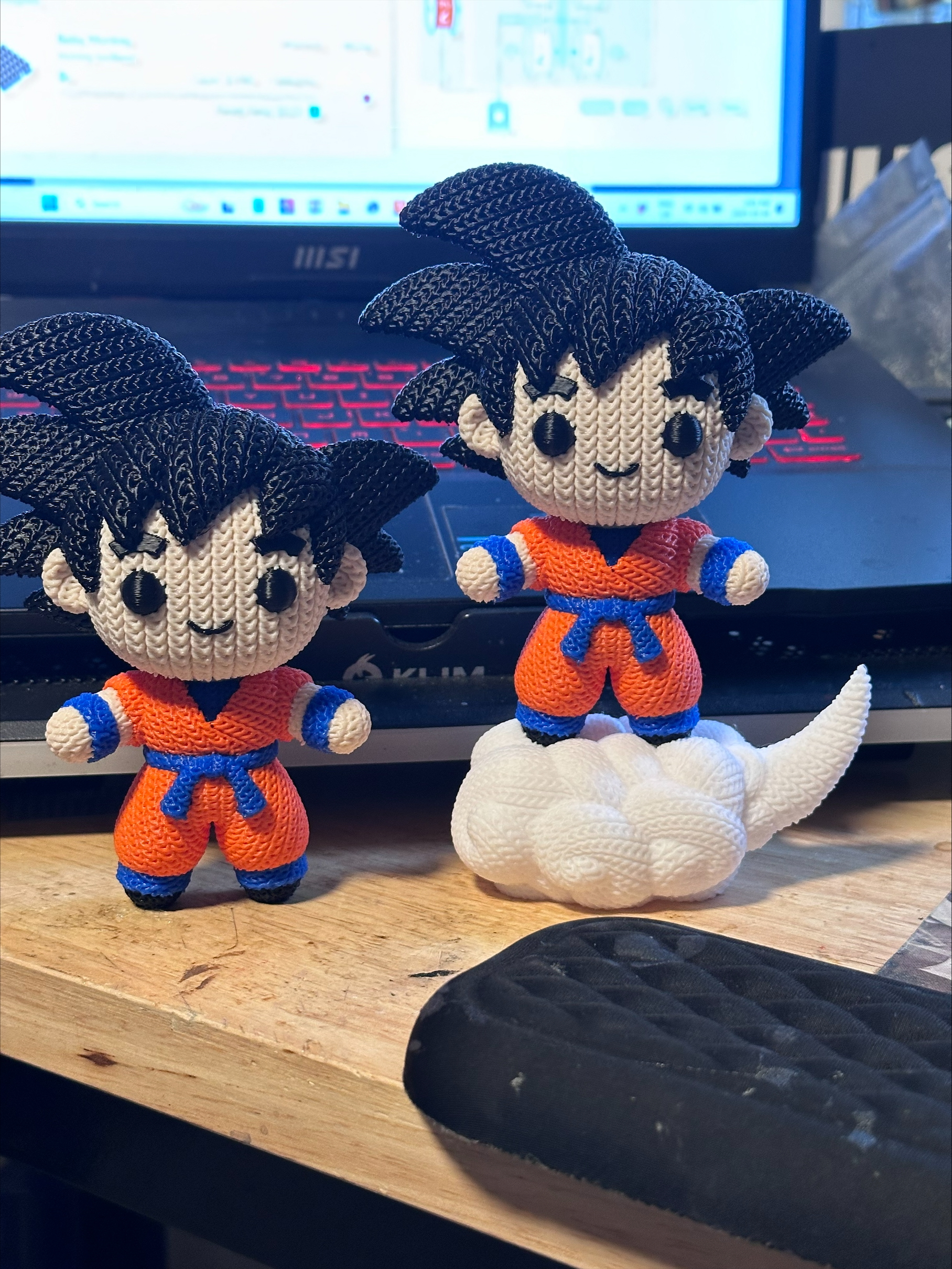 padrão de crochê Goku
