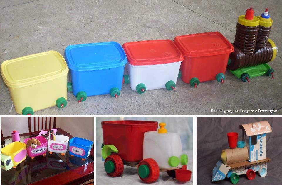 brinquedos com sucata