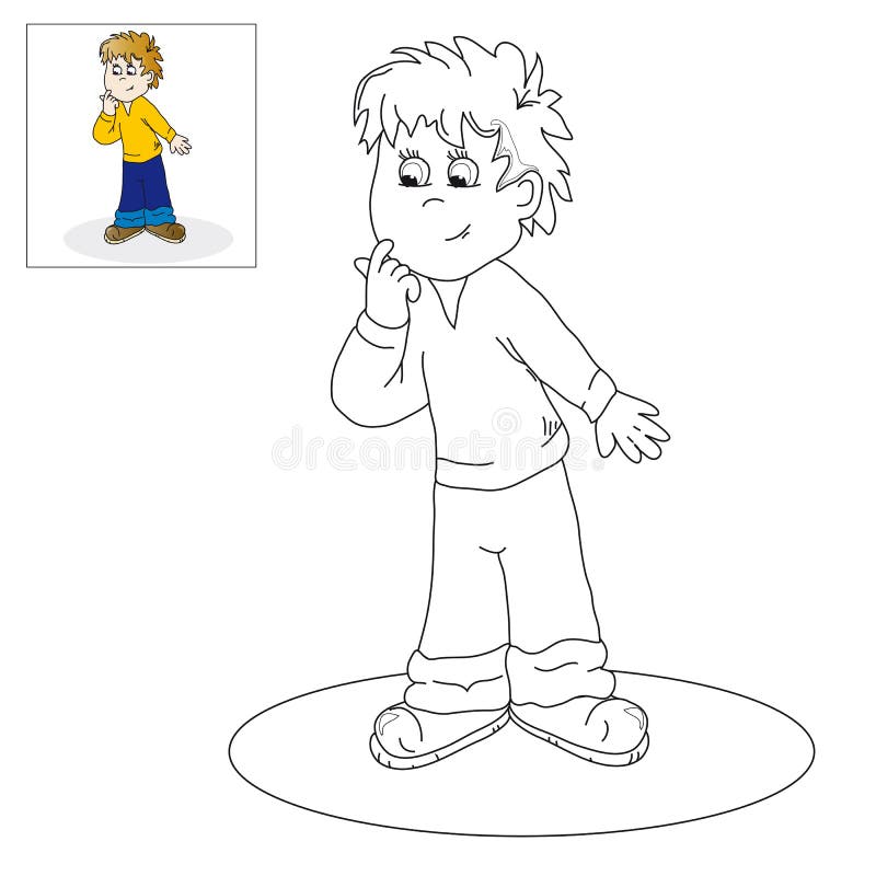 imagens de crianças para colorir