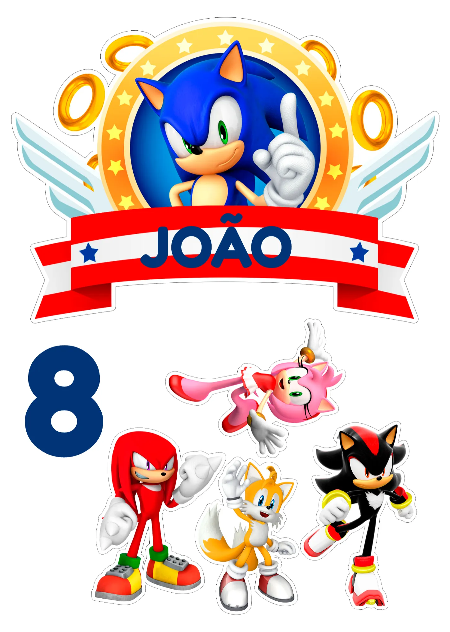 sonic para imprimir vetor