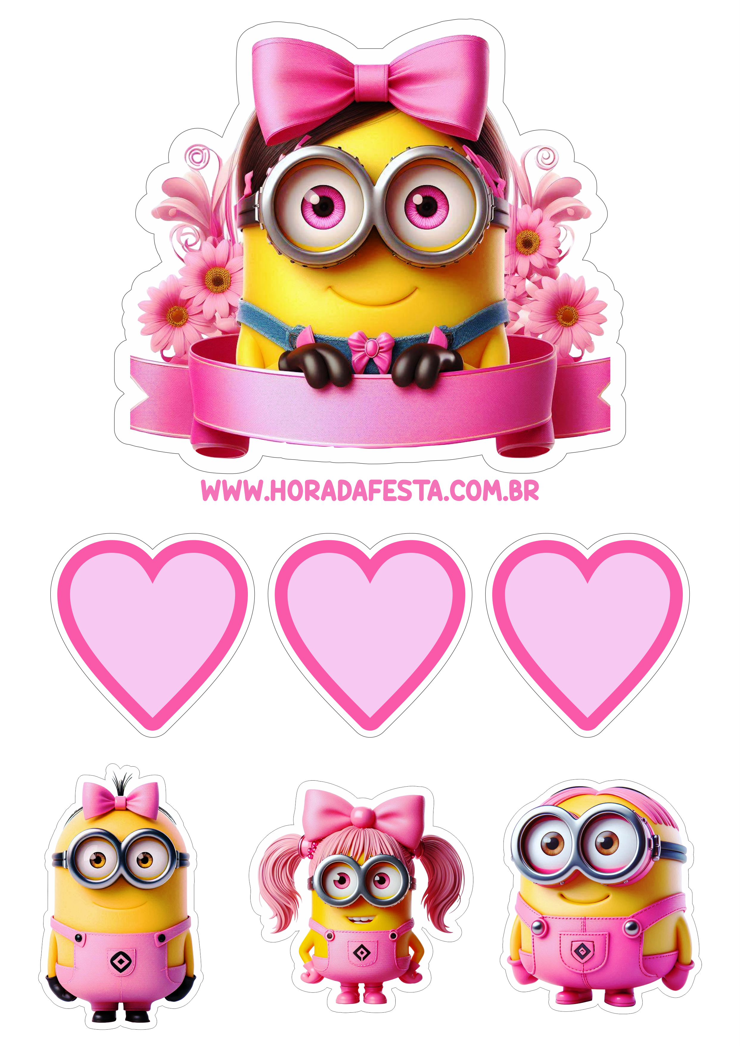 minions para imprimir e pintar
