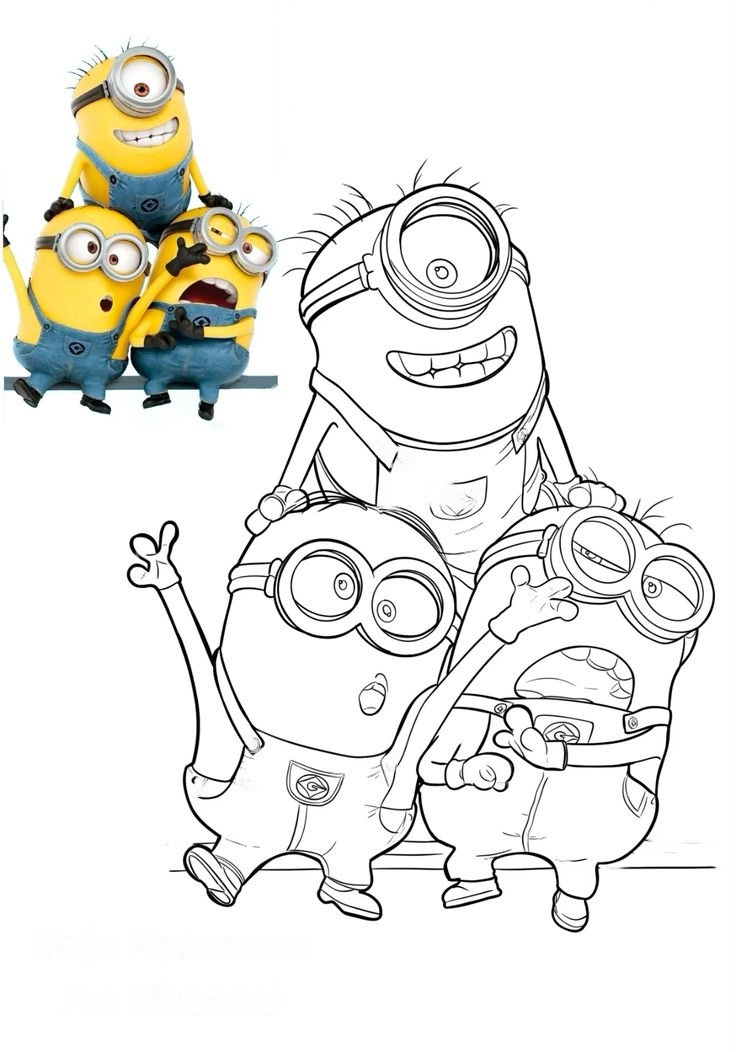 desenhos de brinquedo Minions
