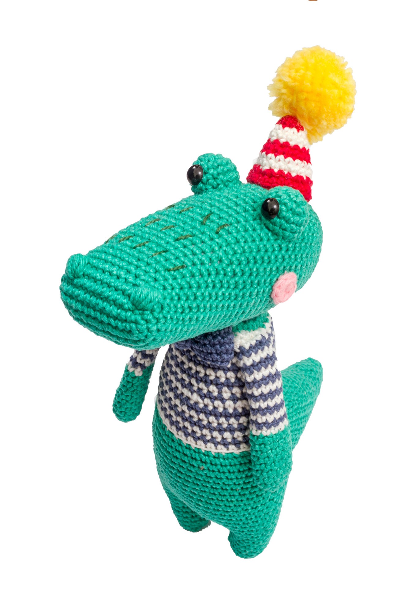 receita de jacaré amigurumi