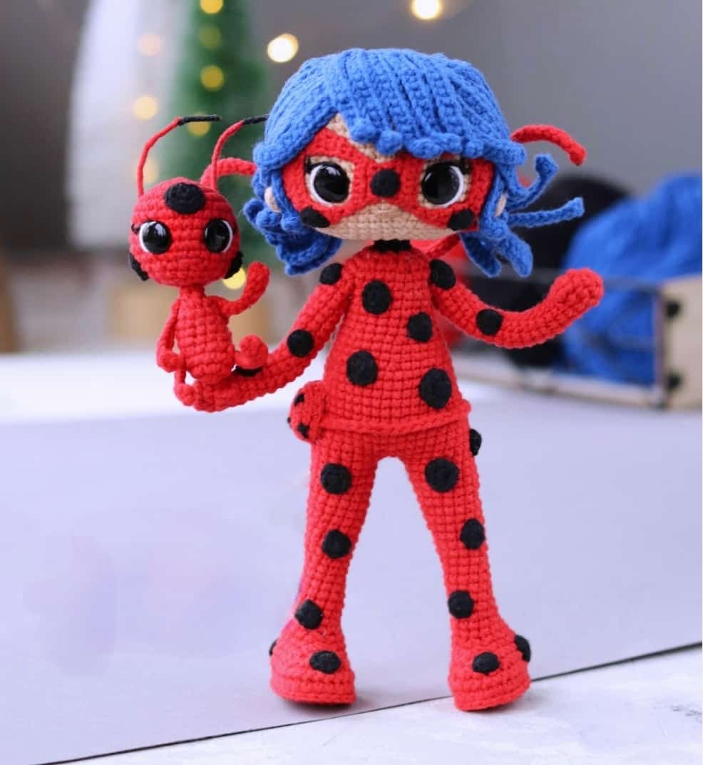 joaninha amigurumi