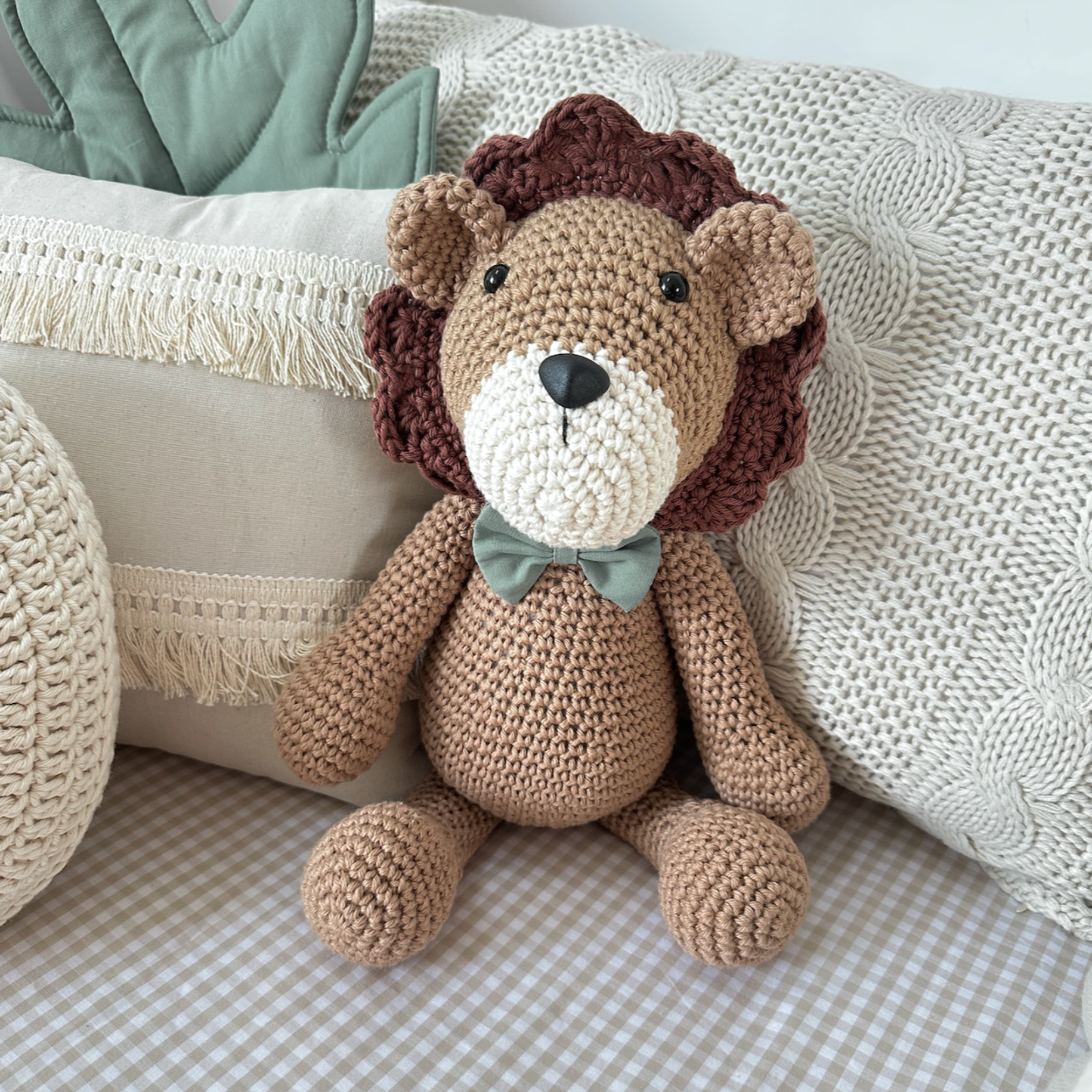 leão amigurumi passo a passo