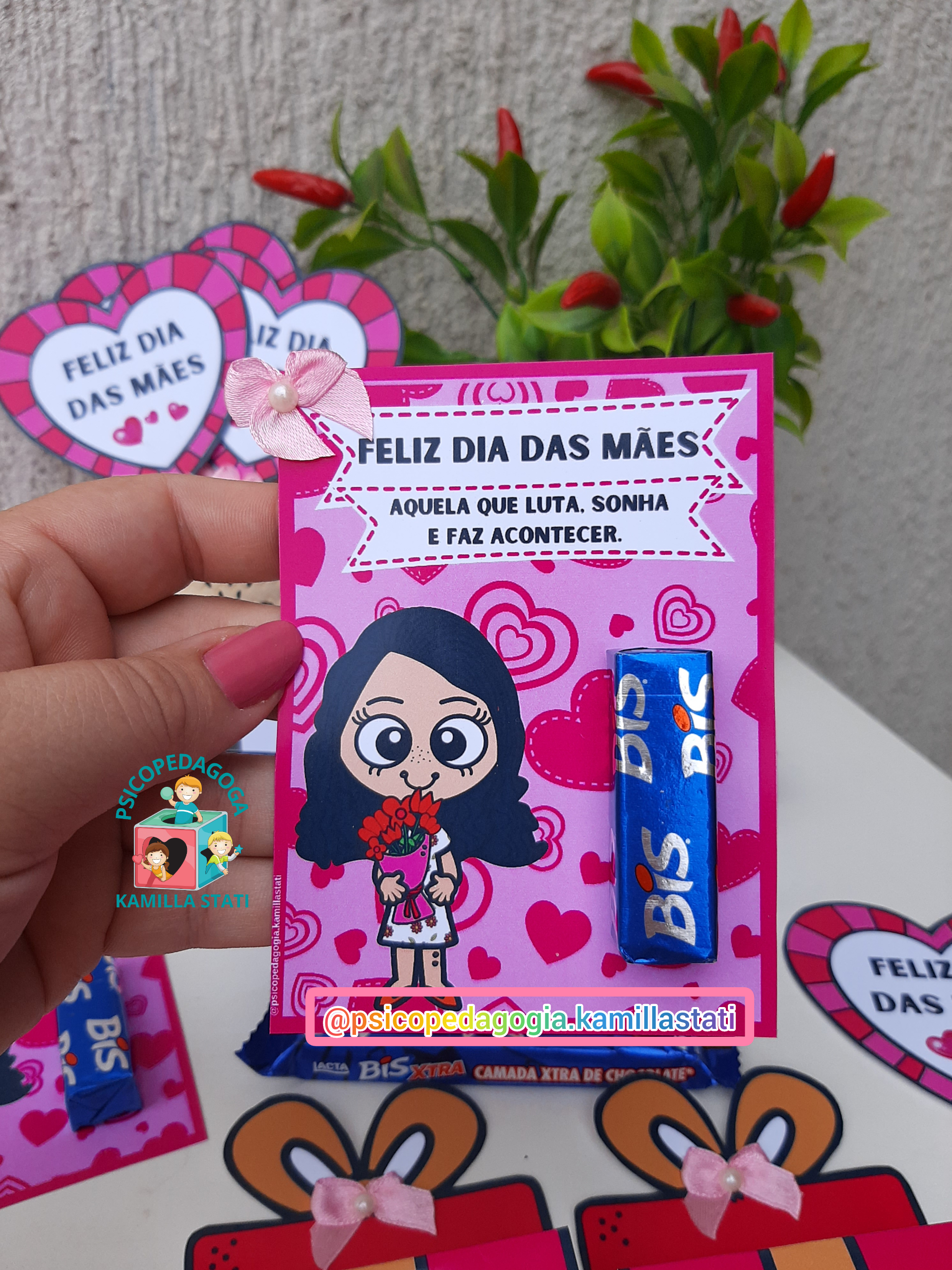 presente dia das mães criativo e simples