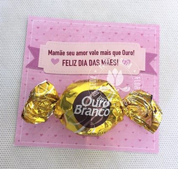 lembrancinha dia das mães comestível
