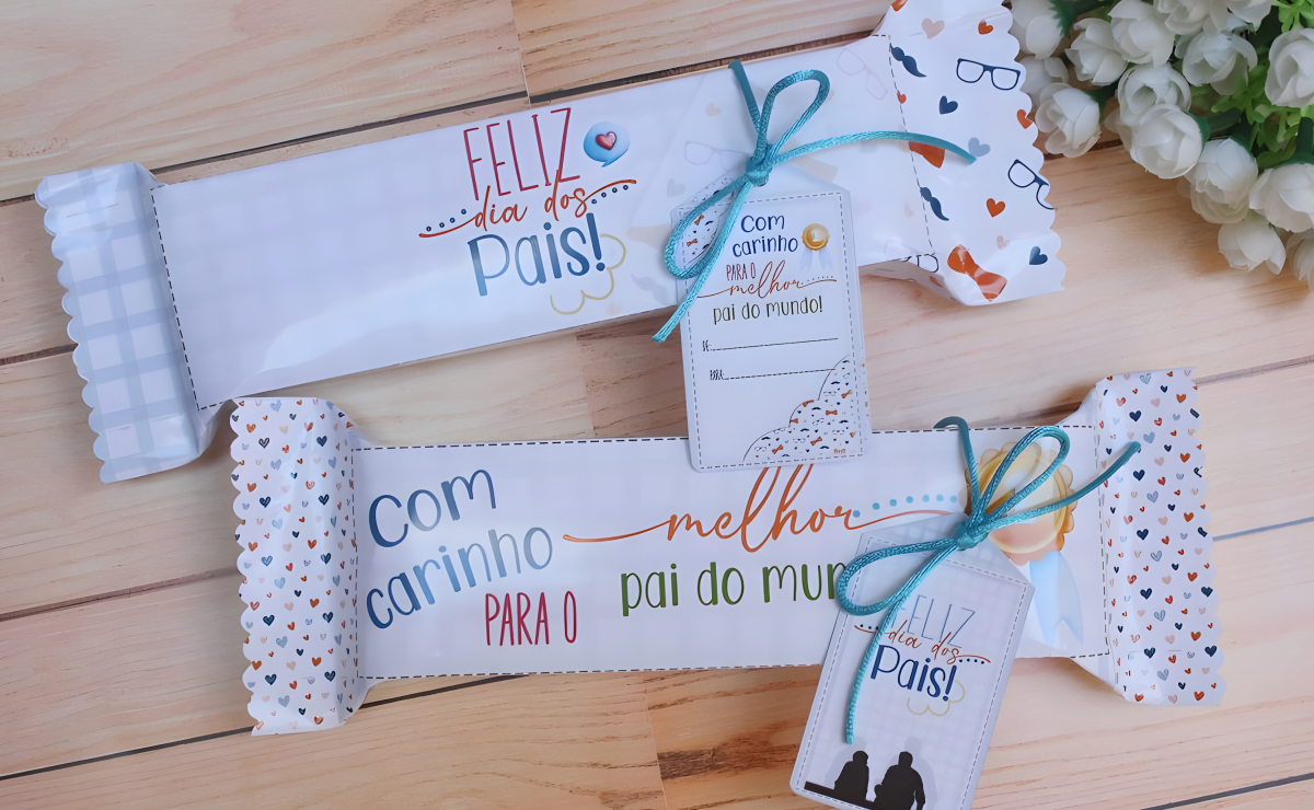 presente dia dos pais feito por crianças