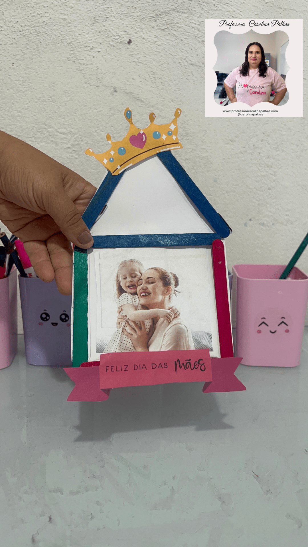 lembrancinha dia das mães escola infantil