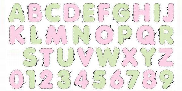 letras para painel de aniversário