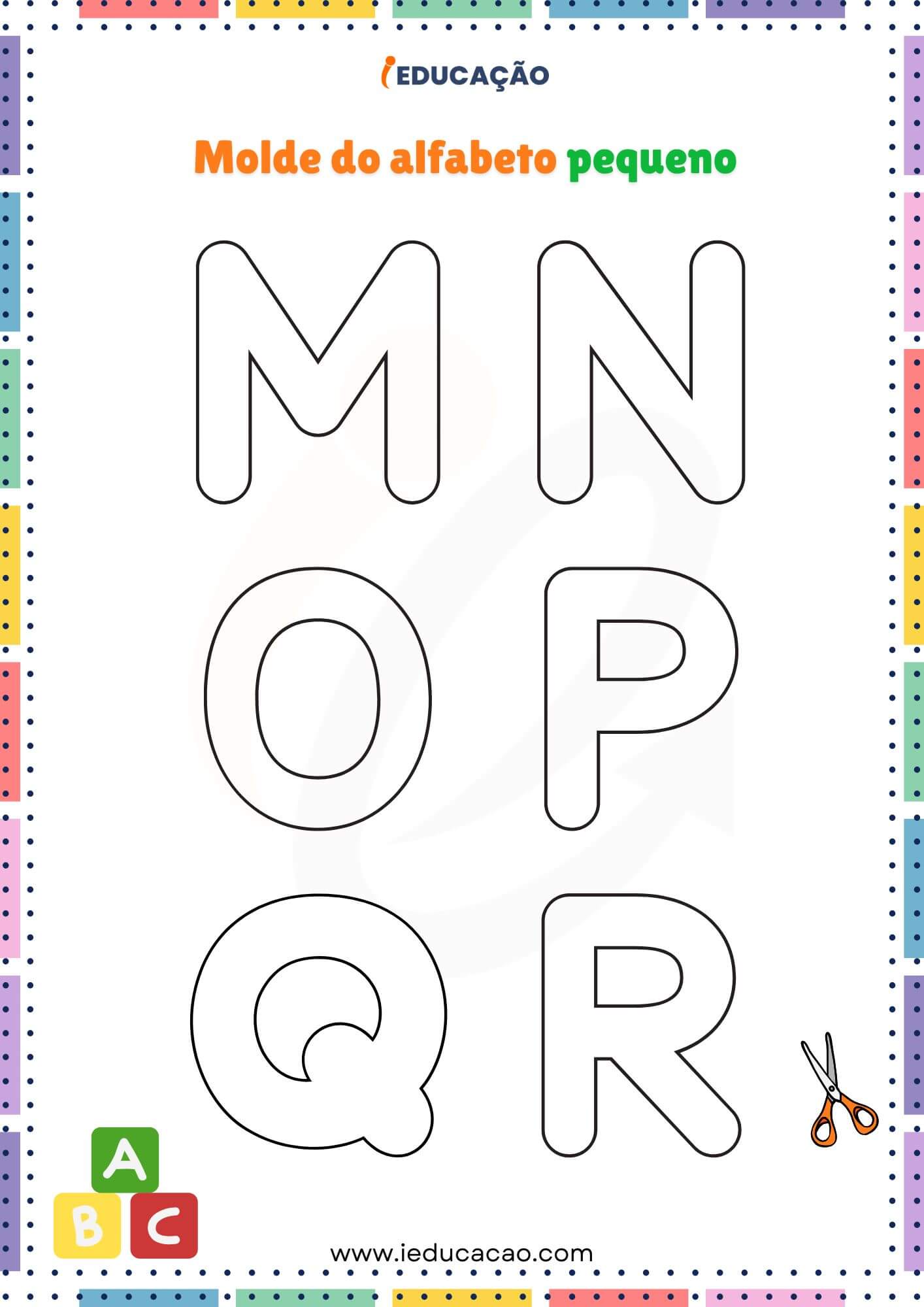 letras de feltro para imprimir