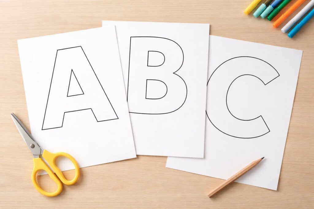moldes de letras para painel