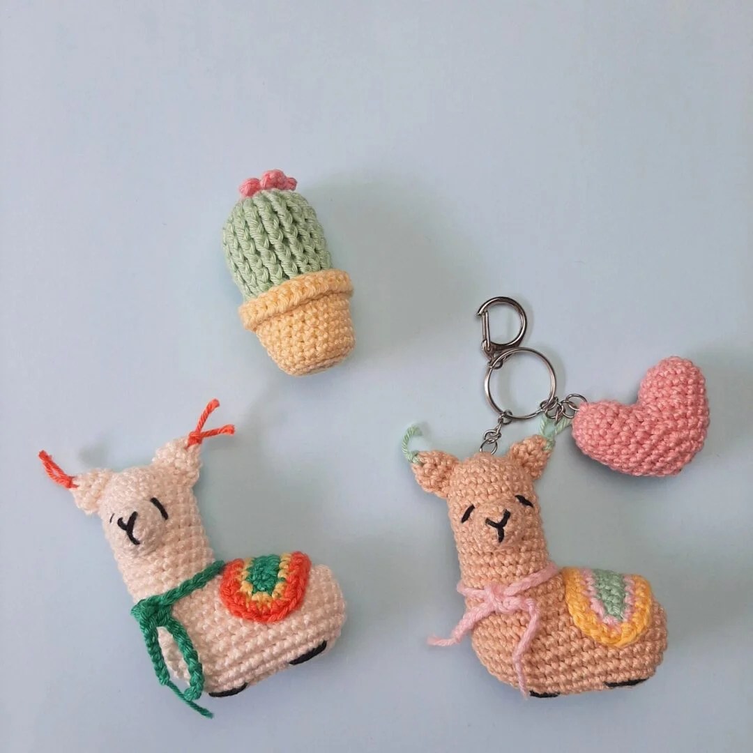 padrão lhama amigurumi