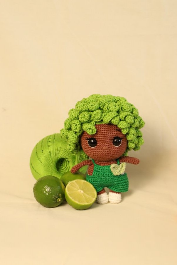 Limão siciliano amigurumi