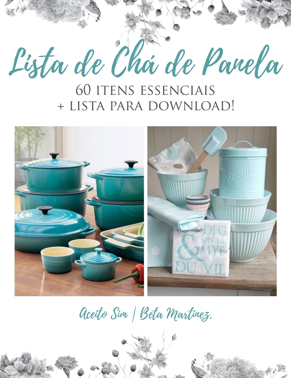 download lista chá de panela word